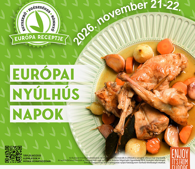 Csatlakozzon éttermével az Európai Nyúlhús Napokhoz!